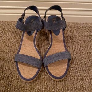 Ralph Lauren denim wedges